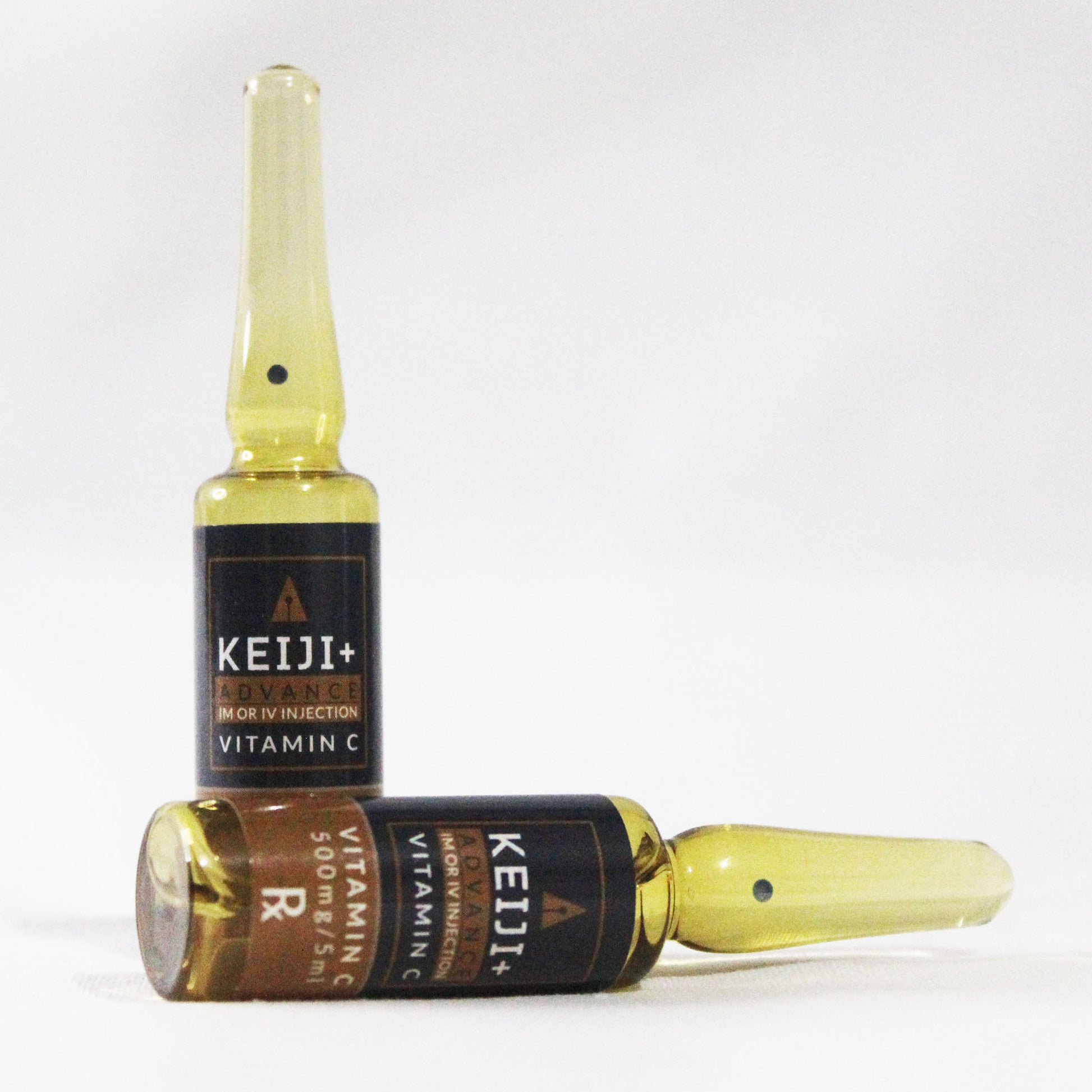 2 ampoules of Keiji Plus advance Vitamin C.