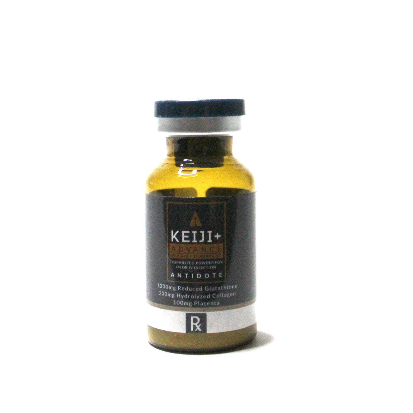 Keiji Plus Advance antidote vial with reduced Glutathione, Collagen and Placenta.