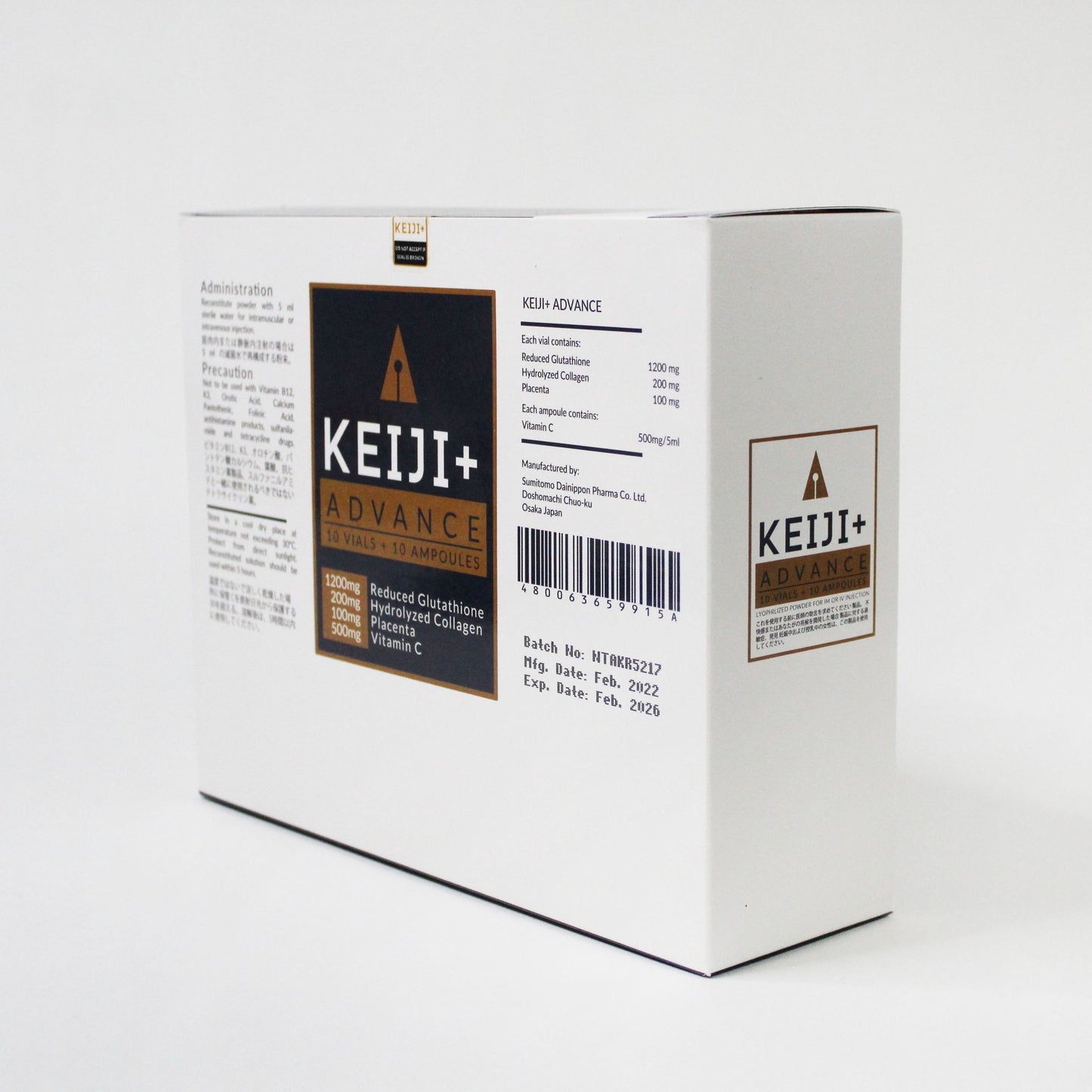 Keiji Plus advance gluta drip set